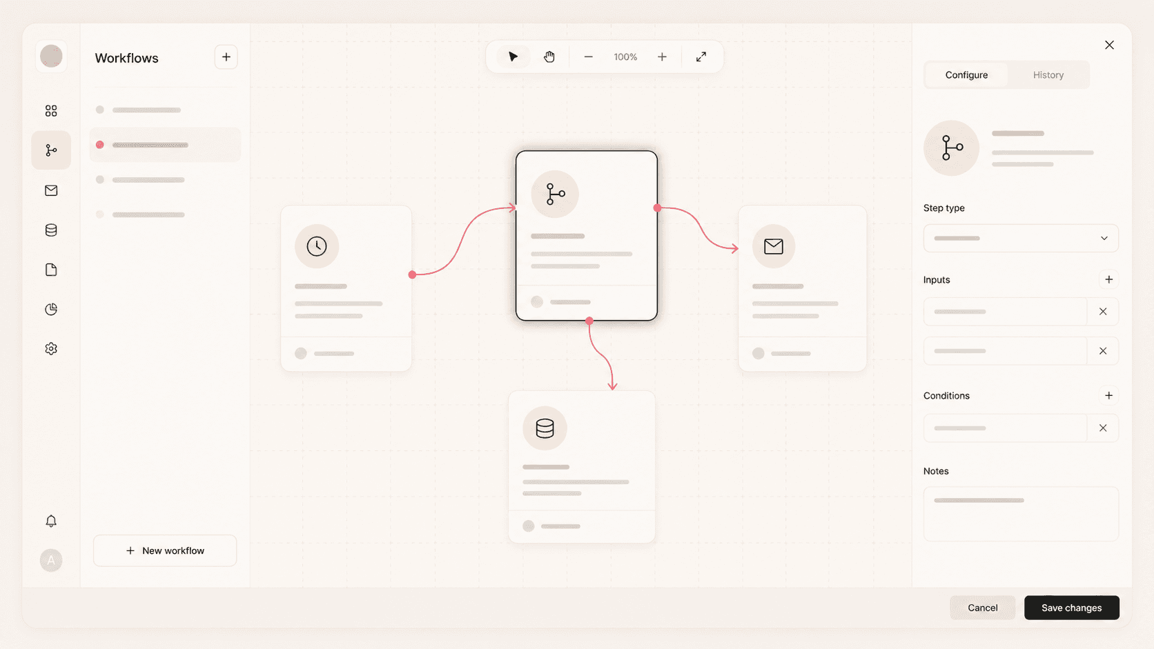 PearlOS Workflow Editor