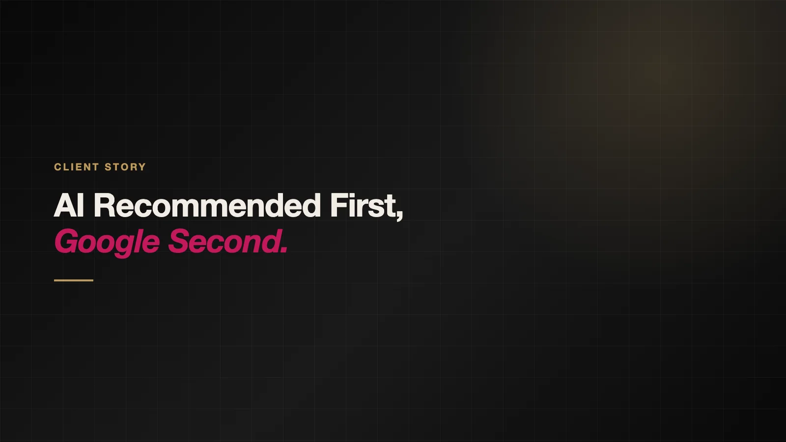 AI Recommended First, Google Second: A Woodbury Agent's First 6 Months